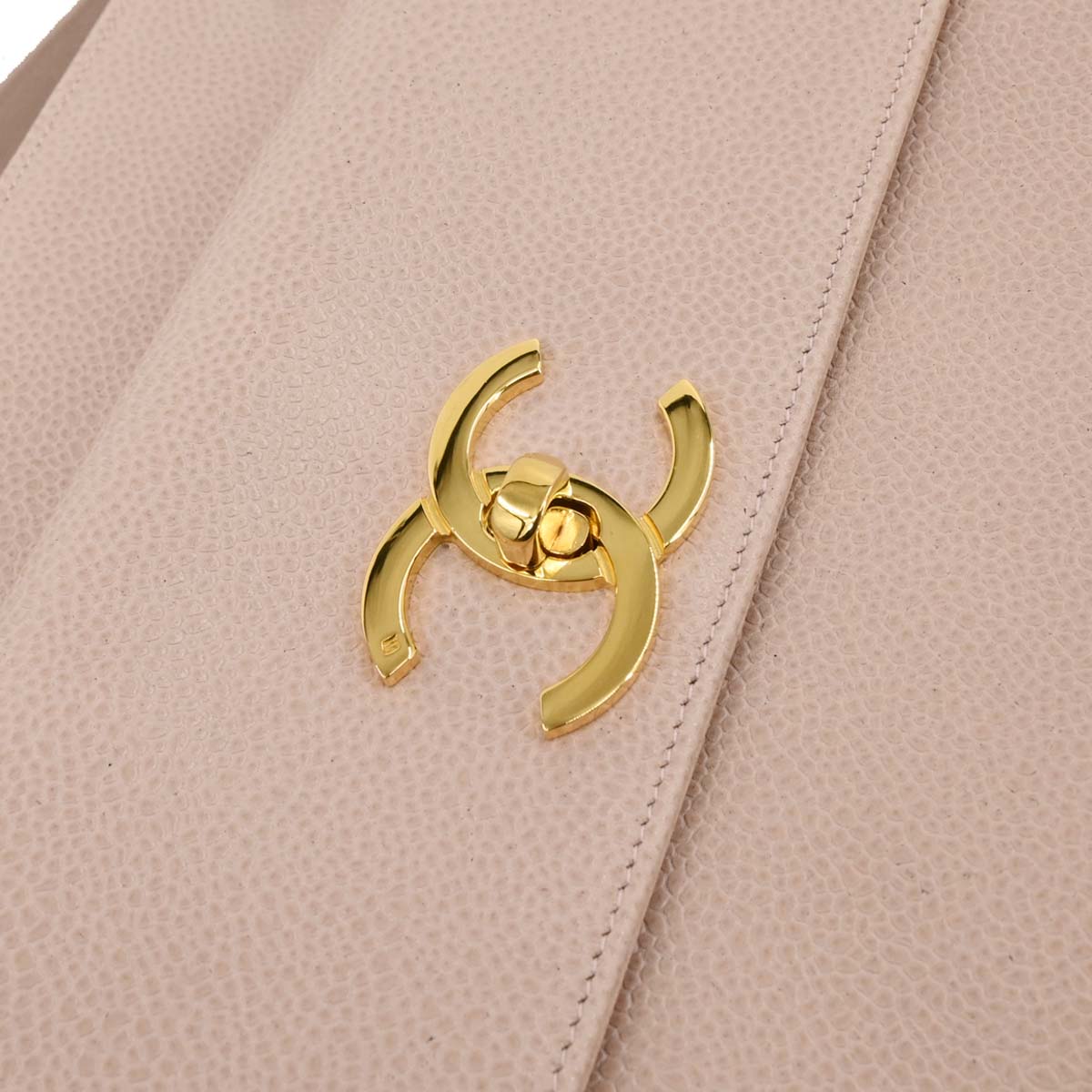Chanel 1994-1996 Light Pink Caviar Tote Shoulder Bag