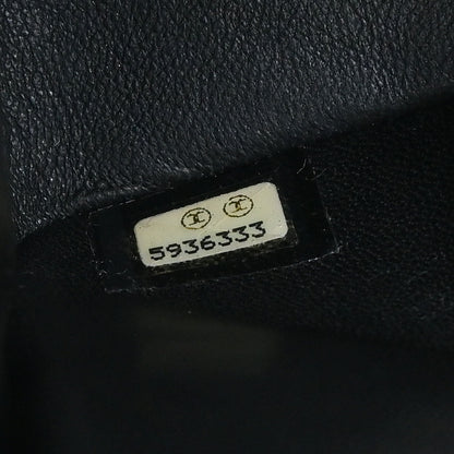 Chanel 1997-1999 Black Caviar Medium Classic Double Flap Shoulder Bag