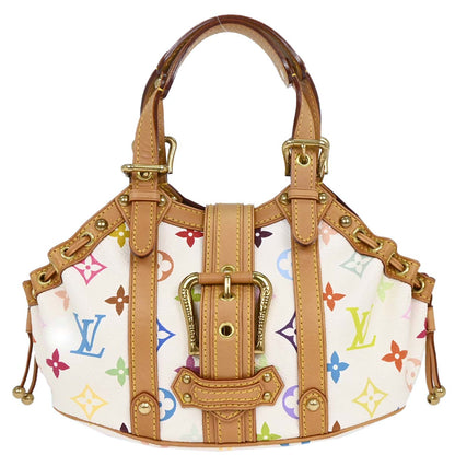 Louis Vuitton White Monogram Multicolor Theda PM Handbag M92348