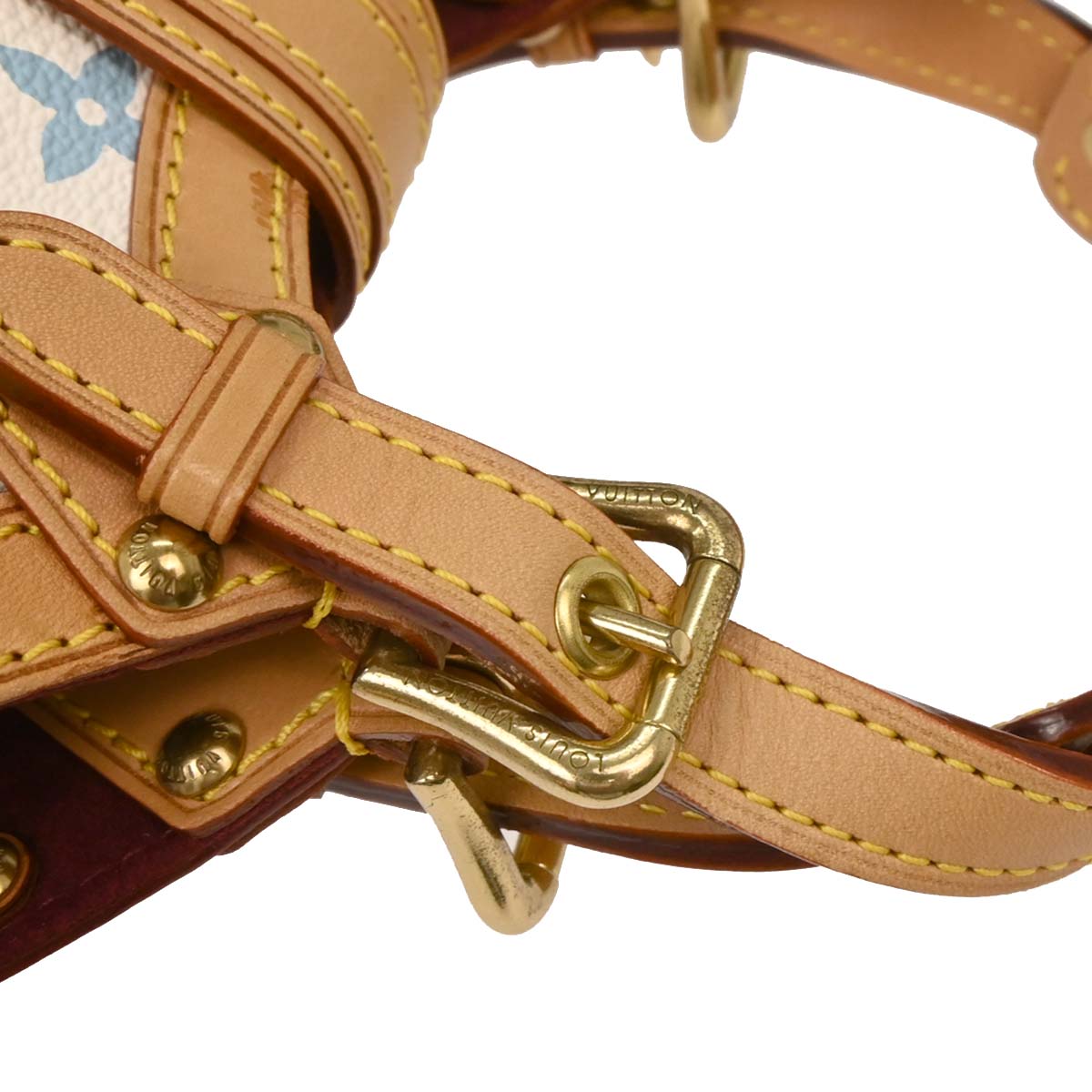 Louis Vuitton White Monogram Multicolor Theda PM Handbag M92348