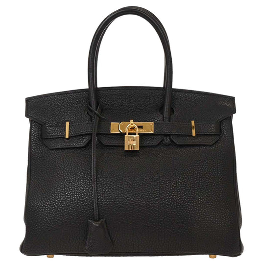 Hermes Black Togo Birkin 30 Handbag