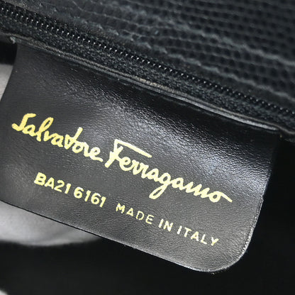 Salvatore Ferragamo Black Vara Bow Handbag