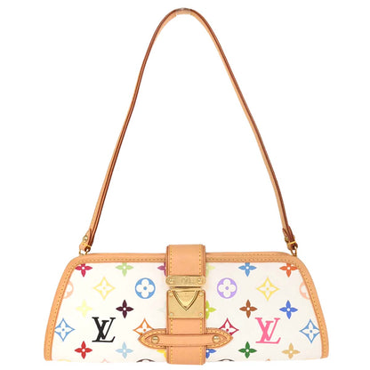Louis Vuitton White Multicolor Shirley Handbag M40049