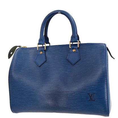 Louis Vuitton Blue Epi Speedy 25 Handbag M43015