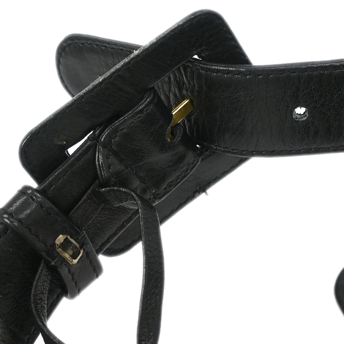 Chanel 1989-1991 Black Lambskin Bum Belt Bag #75/30