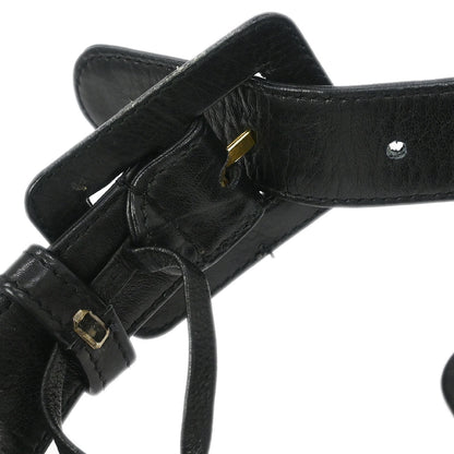 Chanel 1989-1991 Black Lambskin Bum Belt Bag #75/30