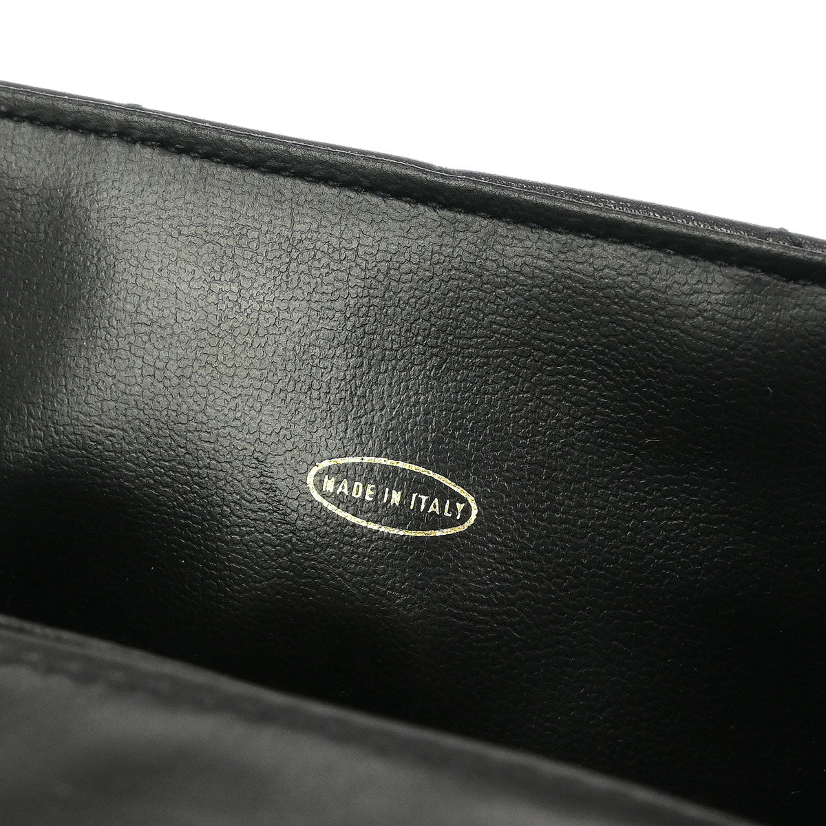 Chanel 1989-1991 Black Lambskin Bum Belt Bag #75/30