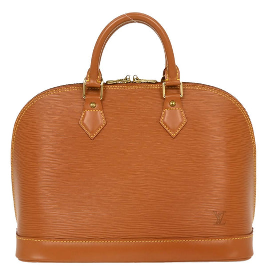 Louis Vuitton Brown Epi Alma Handbag M52148