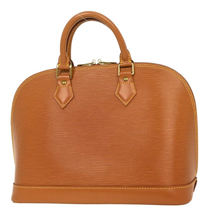 Louis Vuitton Brown Epi Alma Handbag M52148