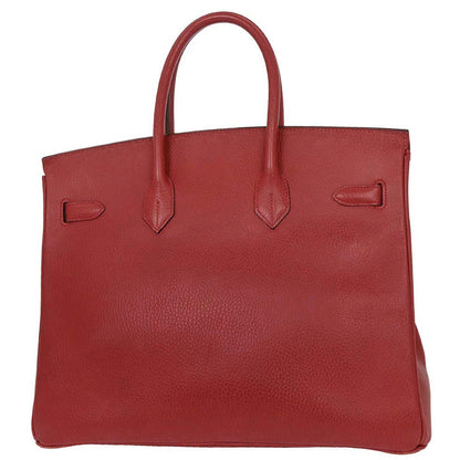 Hermes Rouge Casaque Ardennes Birkin 35 Handbag