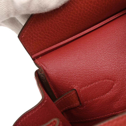 Hermes Rouge Casaque Ardennes Birkin 35 Handbag