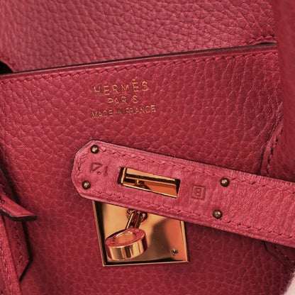 Hermes Rouge Casaque Ardennes Birkin 35 Handbag