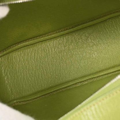 Hermes Anis Green Chevre Myzore Mini Plume Handbag