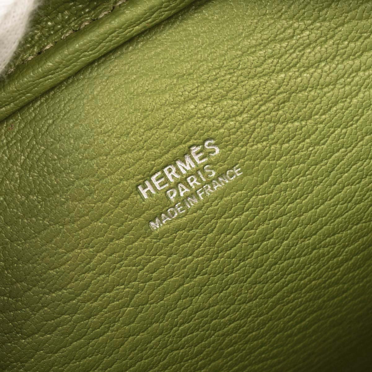Hermes Anis Green Chevre Myzore Mini Plume Handbag