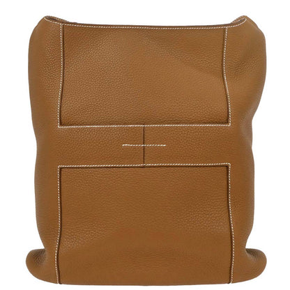 Hermes Gold Taurillon Clemence Goodnews GM Shoulder Bag
