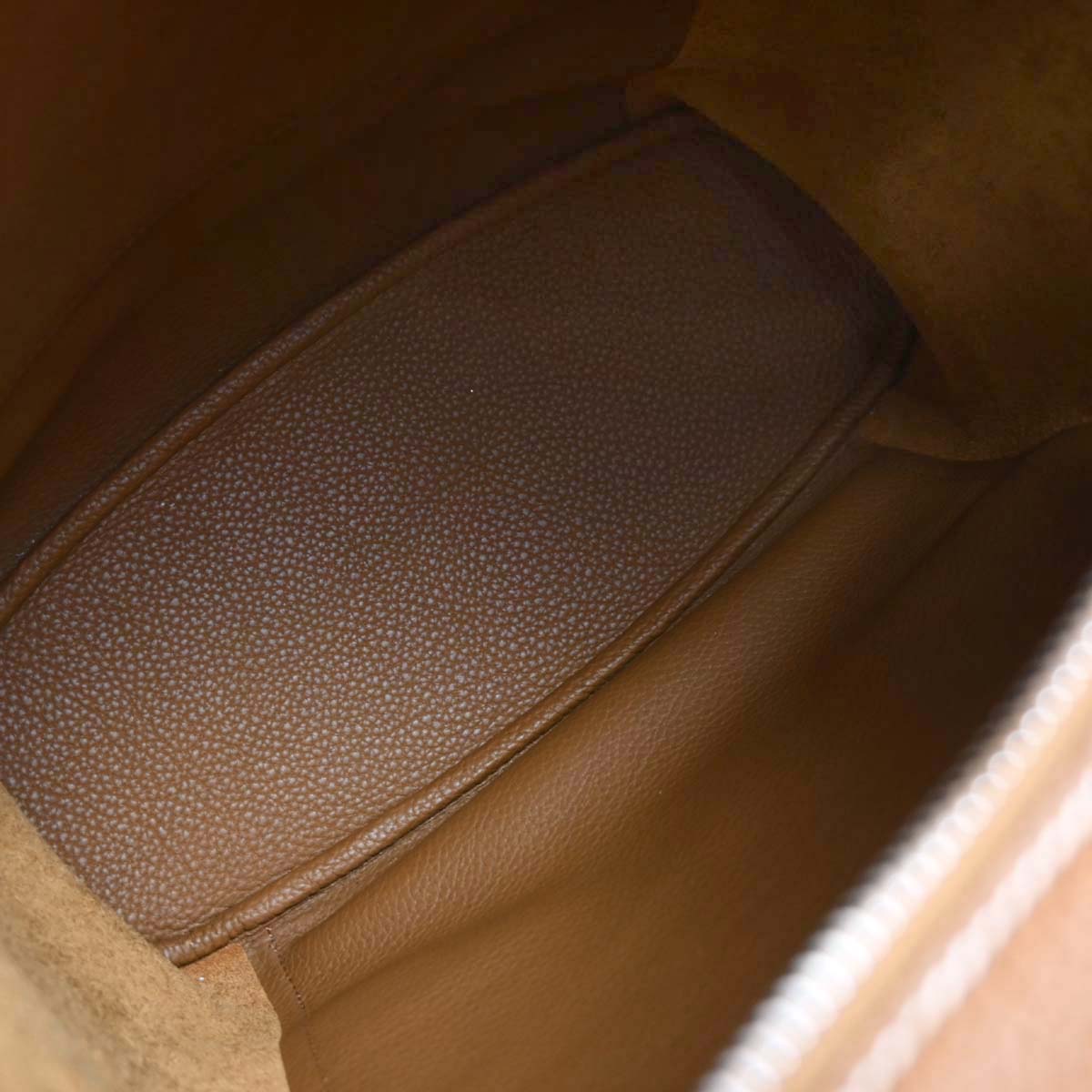 Hermes Gold Taurillon Clemence Goodnews GM Shoulder Bag