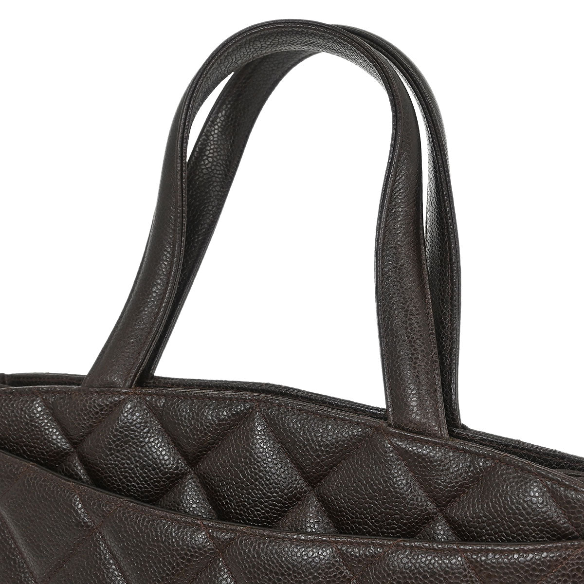 Chanel 1994-1996 Brown Calfskin Tote Handbag