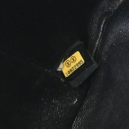 Chanel 2005-2006 Black Caviar Medallion Tote Handbag