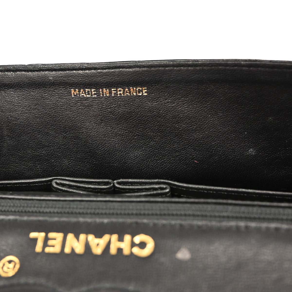 Chanel * 1996-1997 Black Crocodile Small Classic Double Flap Shoulder Bag