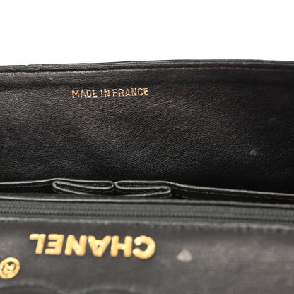 Chanel * 1996-1997 Black Crocodile Small Classic Double Flap Shoulder Bag