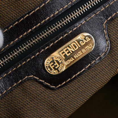 Fendi Brown Zucca Tote Handbag