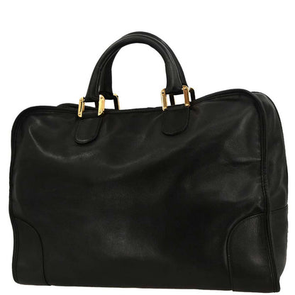 Loewe Black Leather Amazona 40 Handbag