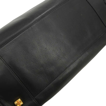 Loewe Black Leather Amazona 40 Handbag