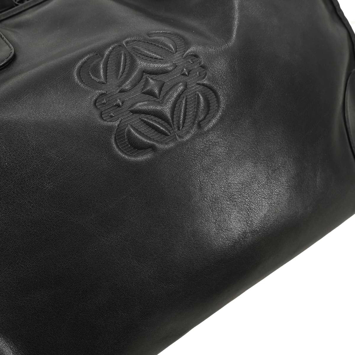 Loewe Black Leather Amazona 40 Handbag