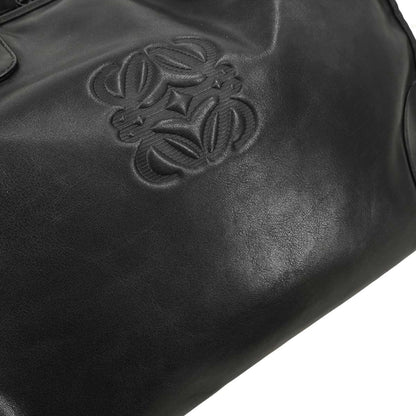 Loewe Black Leather Amazona 40 Handbag