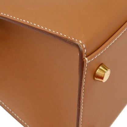 Hermes Natural Vache Kelly 32 Sellier Handbag