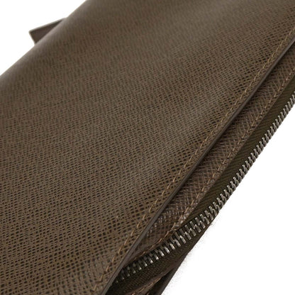 Louis Vuitton Brown Taiga Baikal Clutch Bag M30188