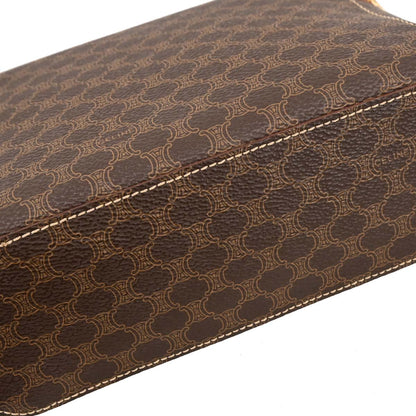 Celine Brown Macadam Vanity Handbag