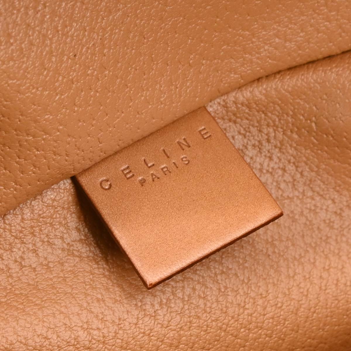 Celine Brown Macadam Vanity Handbag
