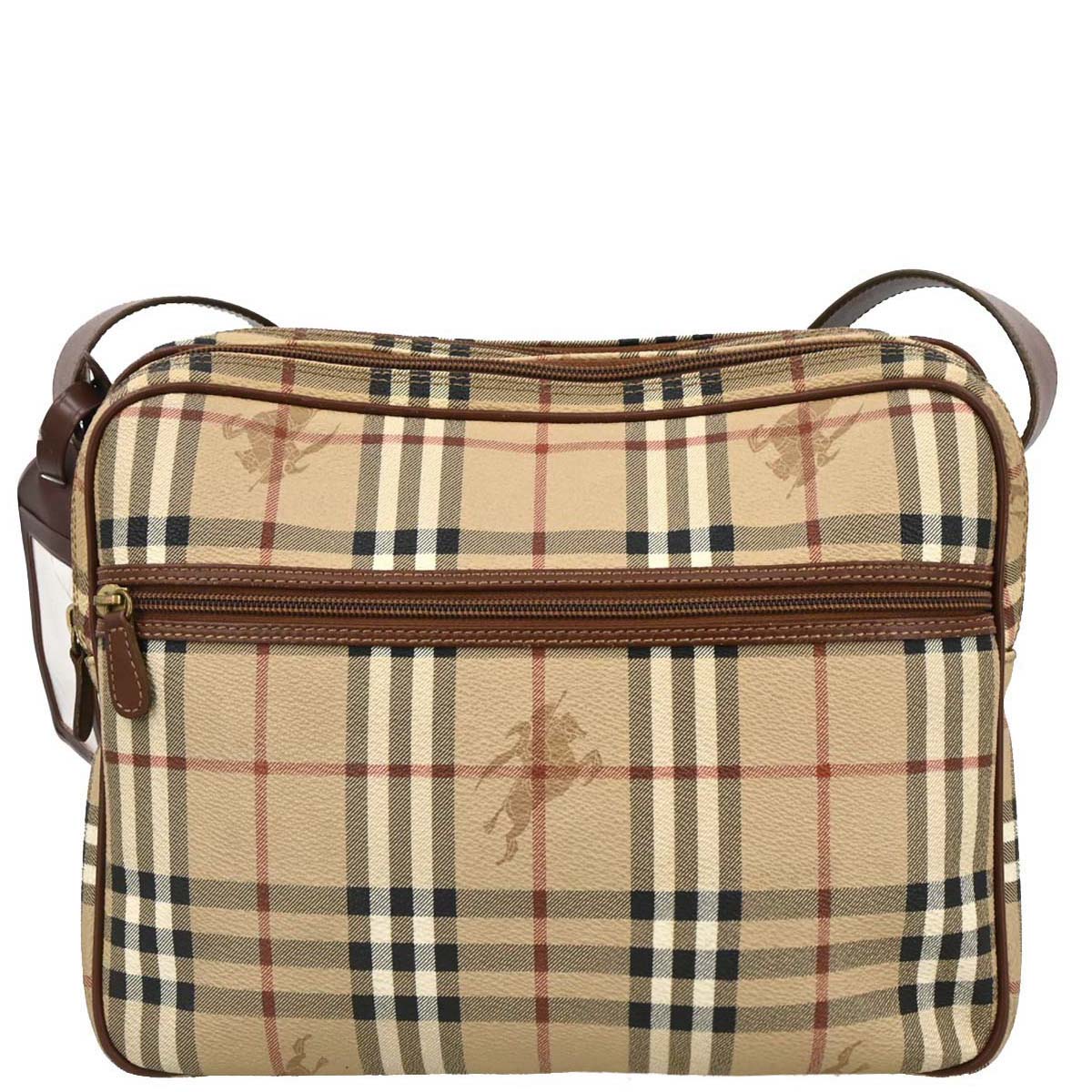 Burberry Beige House Check Shoulder Bag