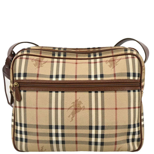 Burberry Beige House Check Shoulder Bag