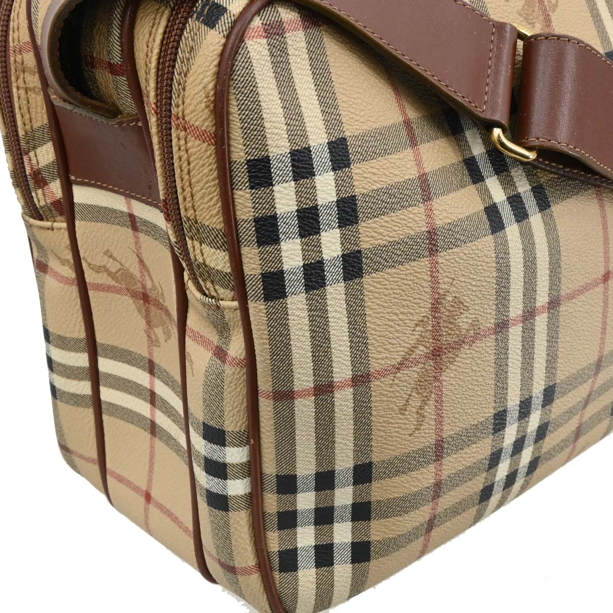 Burberry Beige House Check Shoulder Bag