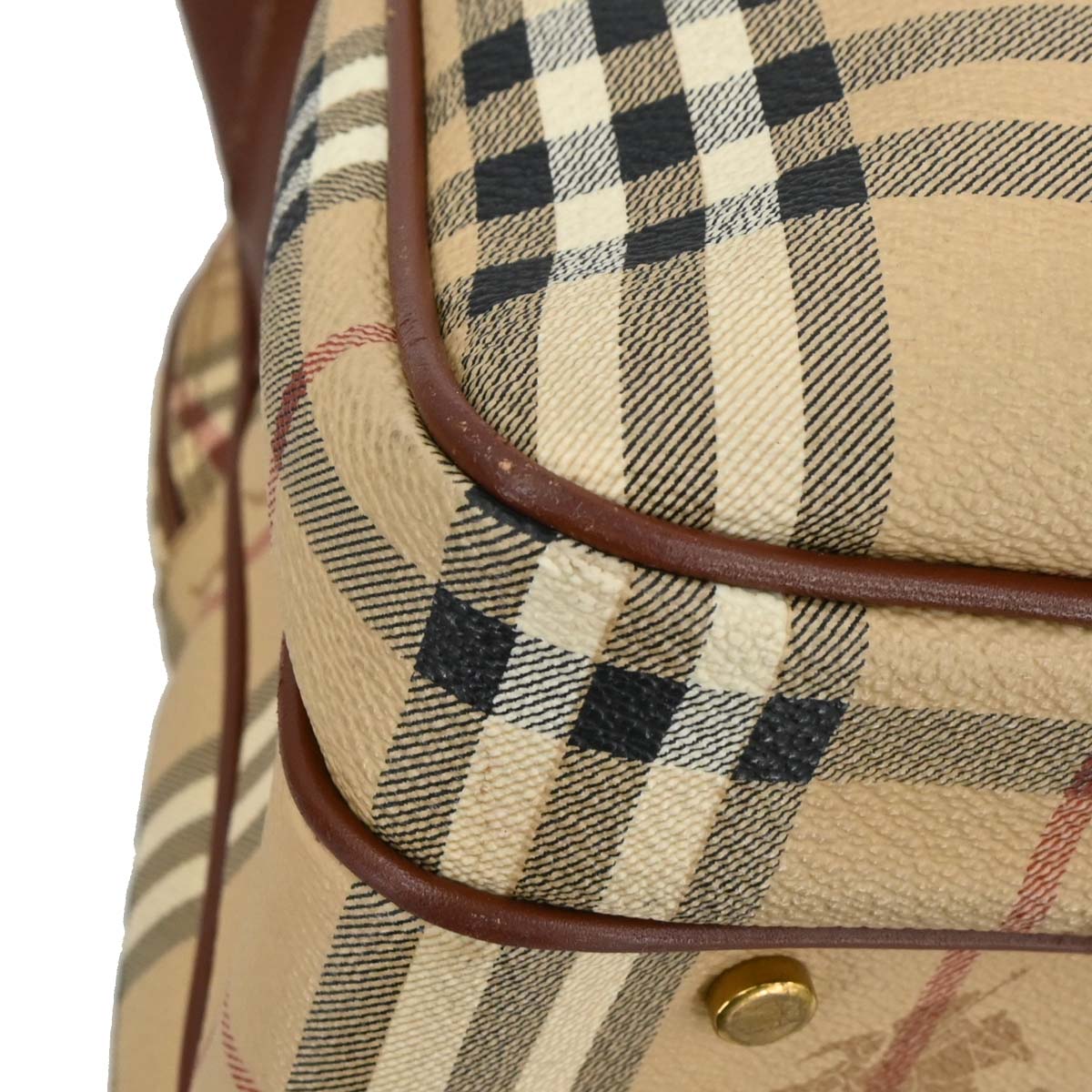 Burberry Beige House Check Shoulder Bag