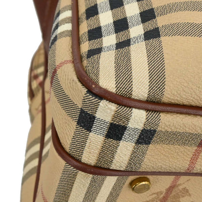 Burberry Beige House Check Shoulder Bag