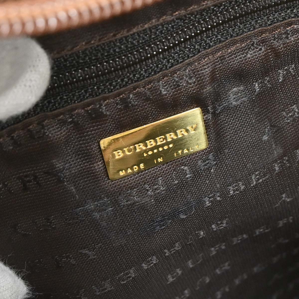 Burberry Beige House Check Shoulder Bag
