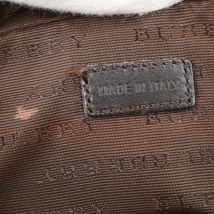 Burberry Beige PVC Burberry Check Handbag