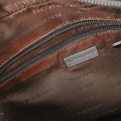 Burberry Beige PVC Burberry Check Handbag