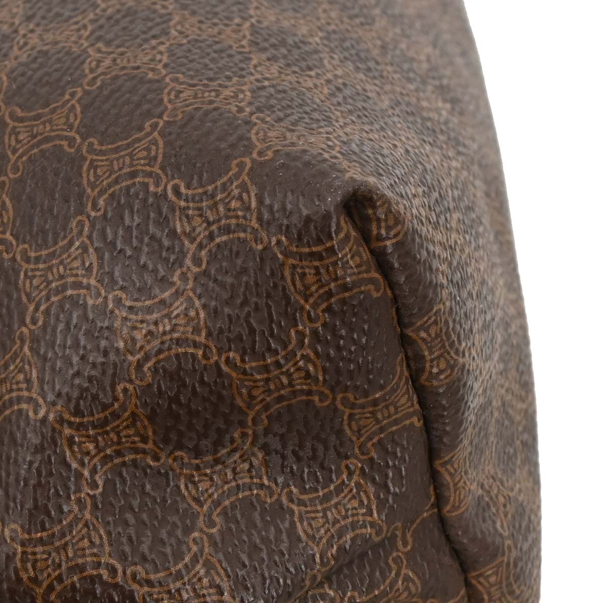 Celine Brown Macadam Clutch Bag