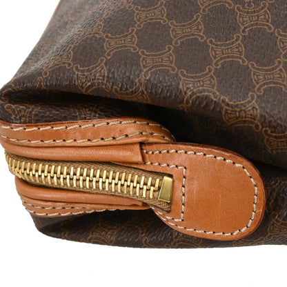 Celine Brown Macadam Clutch Bag