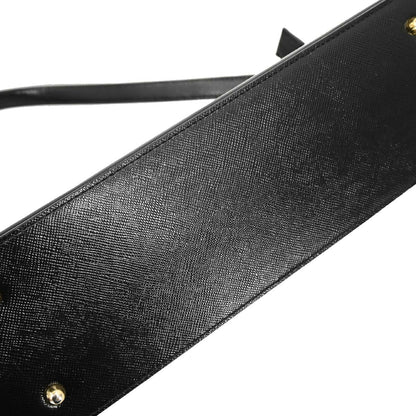Burberry Beige Black Canvas House Check Handbag