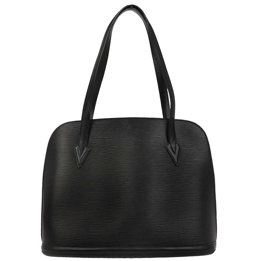 Louis Vuitton Black Epi Lussac Shoulder Bag M52282