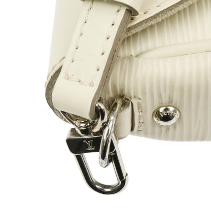 Louis Vuitton White Epi Pochette Montaigne Handbag M5929J