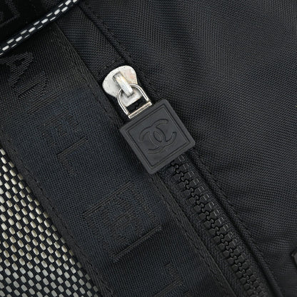Chanel Black Nylon Sport Line Gym Bag