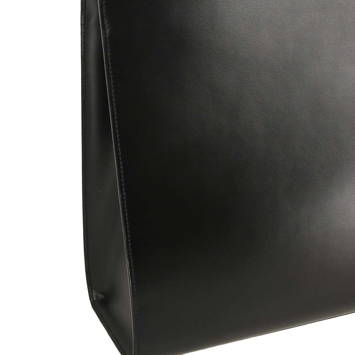 Cartier Black Leather Panthere Tote Handbag