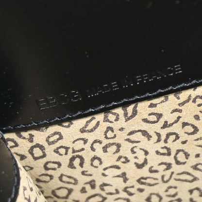 Cartier Black Leather Panthere Tote Handbag