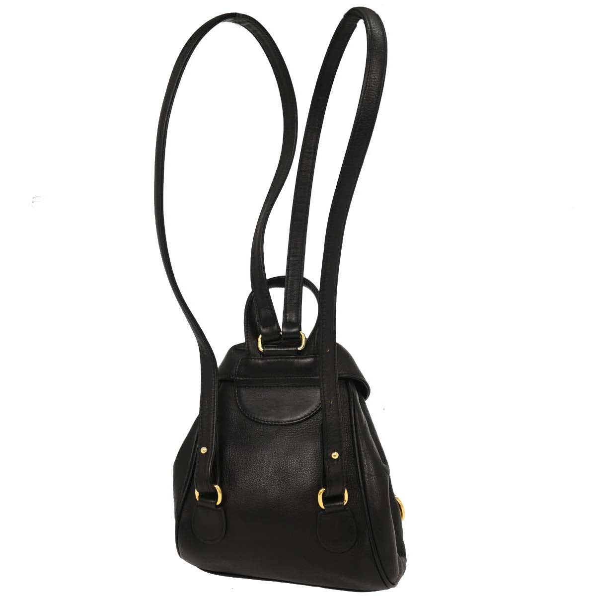 Christian Dior Black Leather Backpack